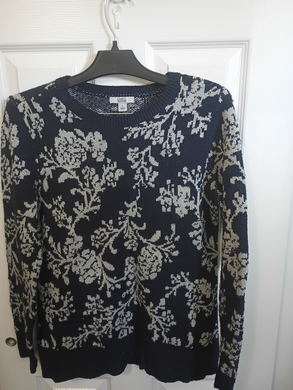 Croft & Barrow Vintage Inspired Floral Women's Sweater